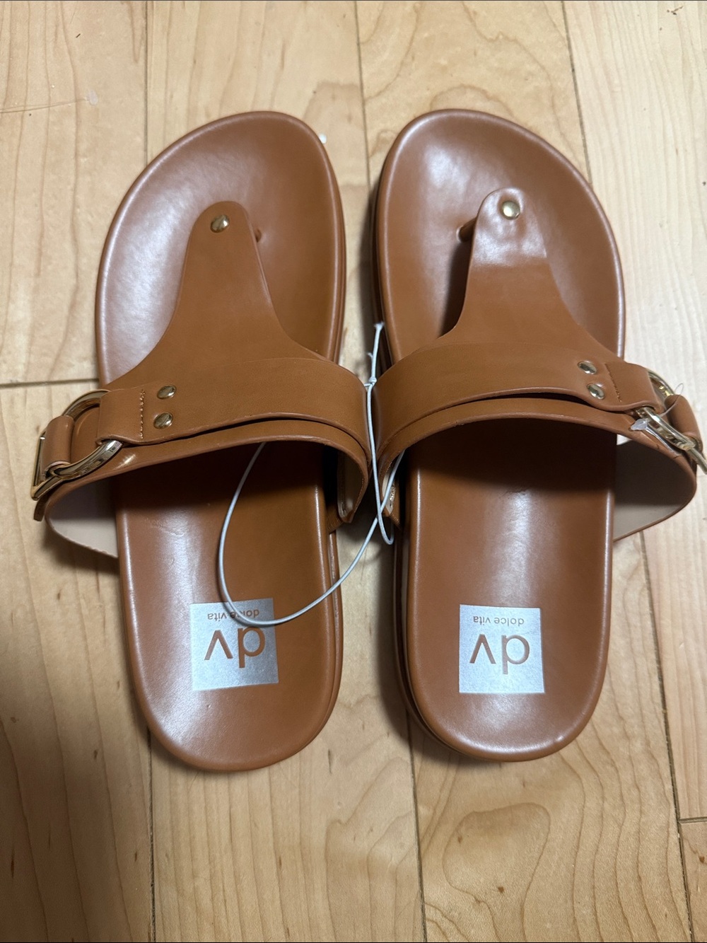 DV by Dolce Vita Buckle Thong Slide Sandals
